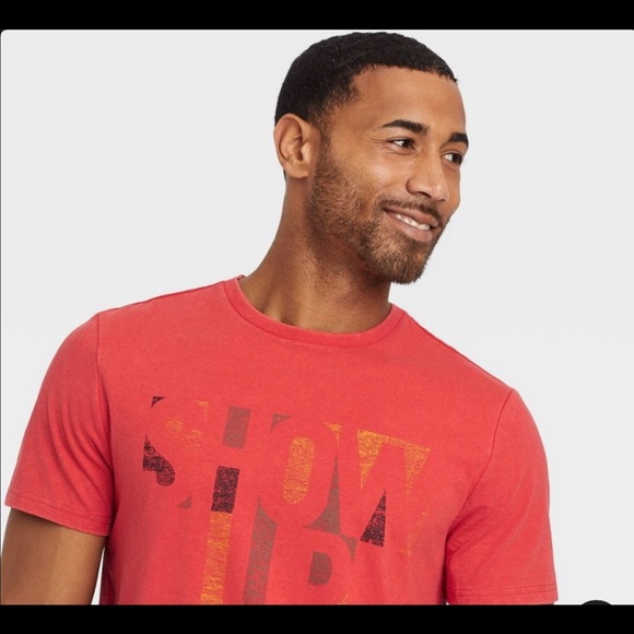 Black History Men’s Show Up Short Sleeve Graphic T-Shirt NWT - Picture 3 of 6